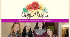 Desktop Screenshot of operationbeyoutiful.org